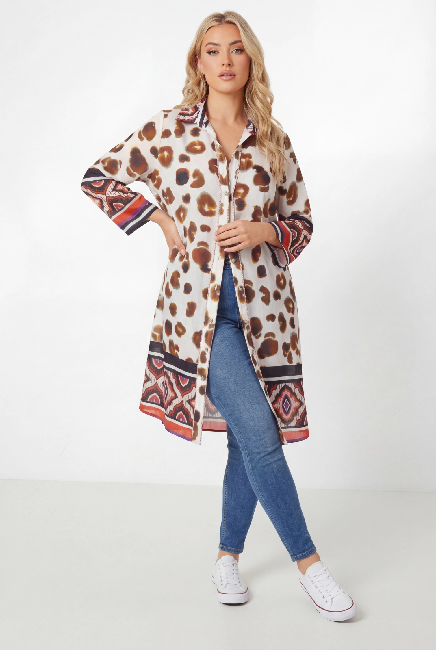 Free People TOP THERMIQUE WE THE FREE PRETTY LITTLE en Navy Combo
