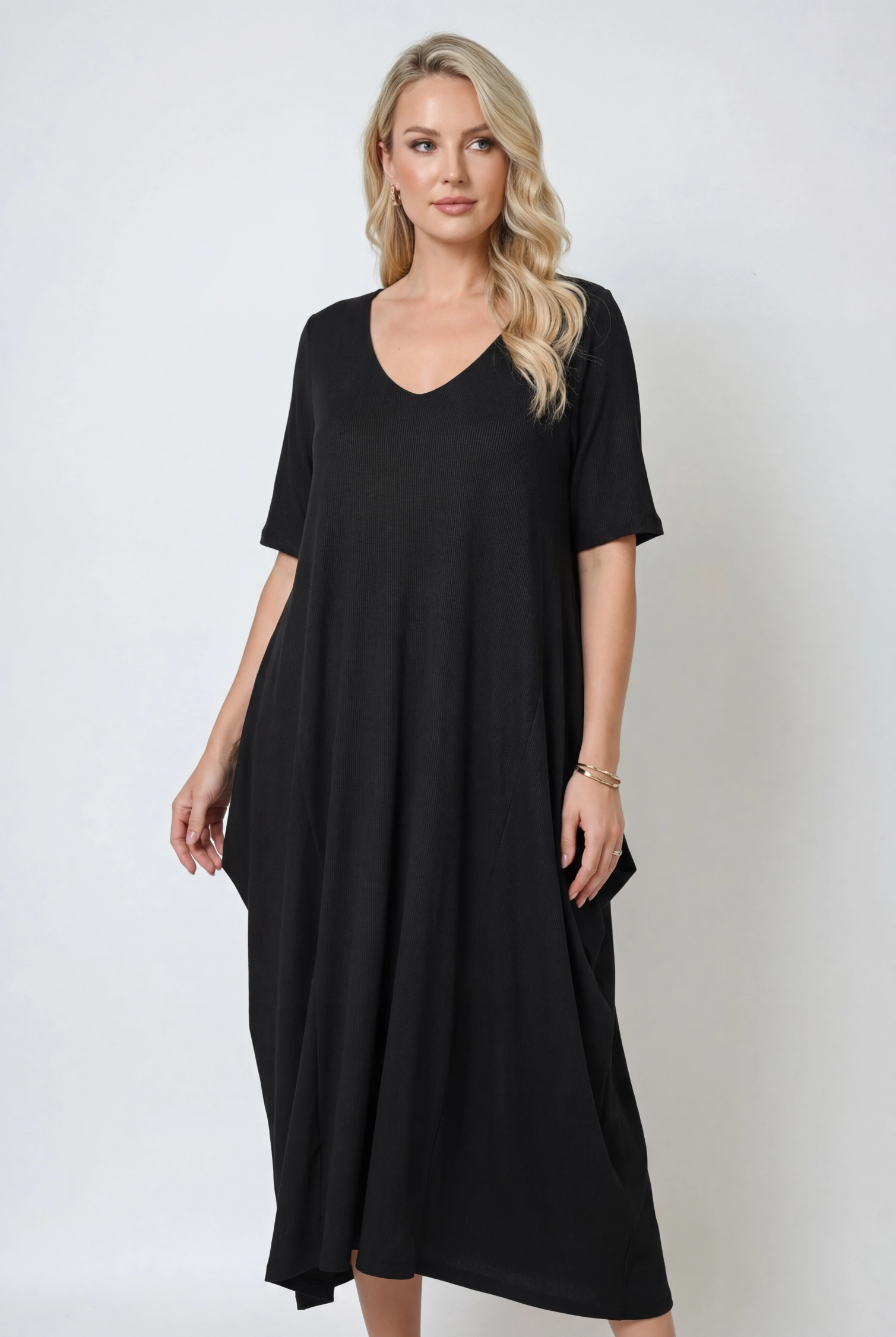 open lace back dress Oversized Cable Knit Sweater Dress – Ella Mae James Boutique main image 0